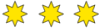 3-Sterne 3-Sterne